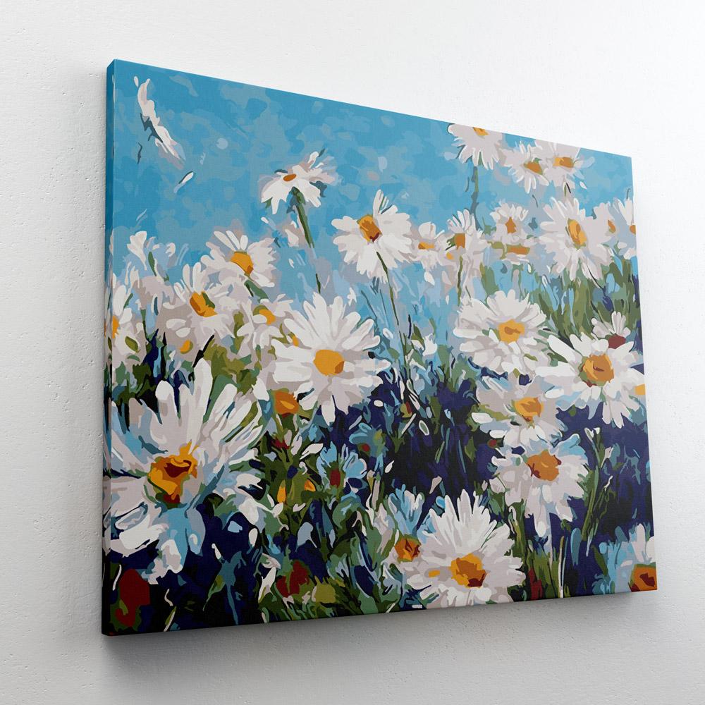 Paint By Numbers Small Daisies - PaintNumbers